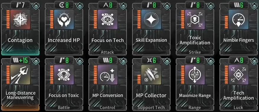 Contagion Descendant Modules