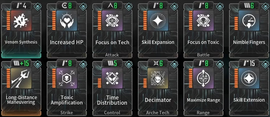 Venom Synthesis Descendant Modules